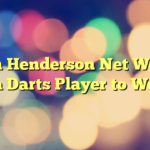 John Henderson Net Worth: From Darts Player to Wealth